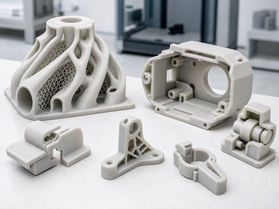 Prototipos impresos en 3D y piezas para verificación de ensamblaje