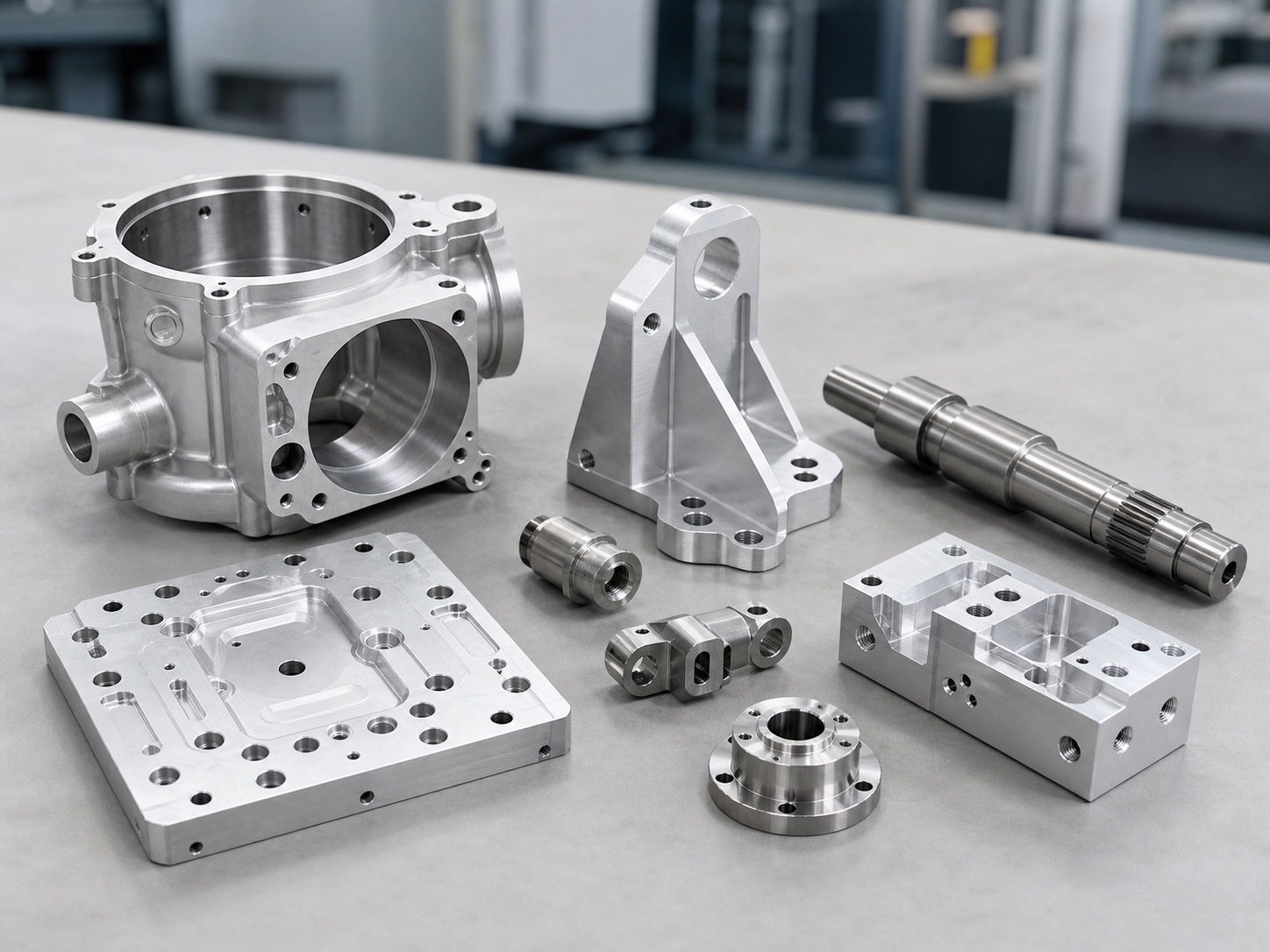Guía de fresado CNC vs torneado CNC con carcasas fresadas y ejes torneados