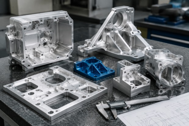 Piezas de aluminio mecanizadas CNC para componentes ligeros a medida