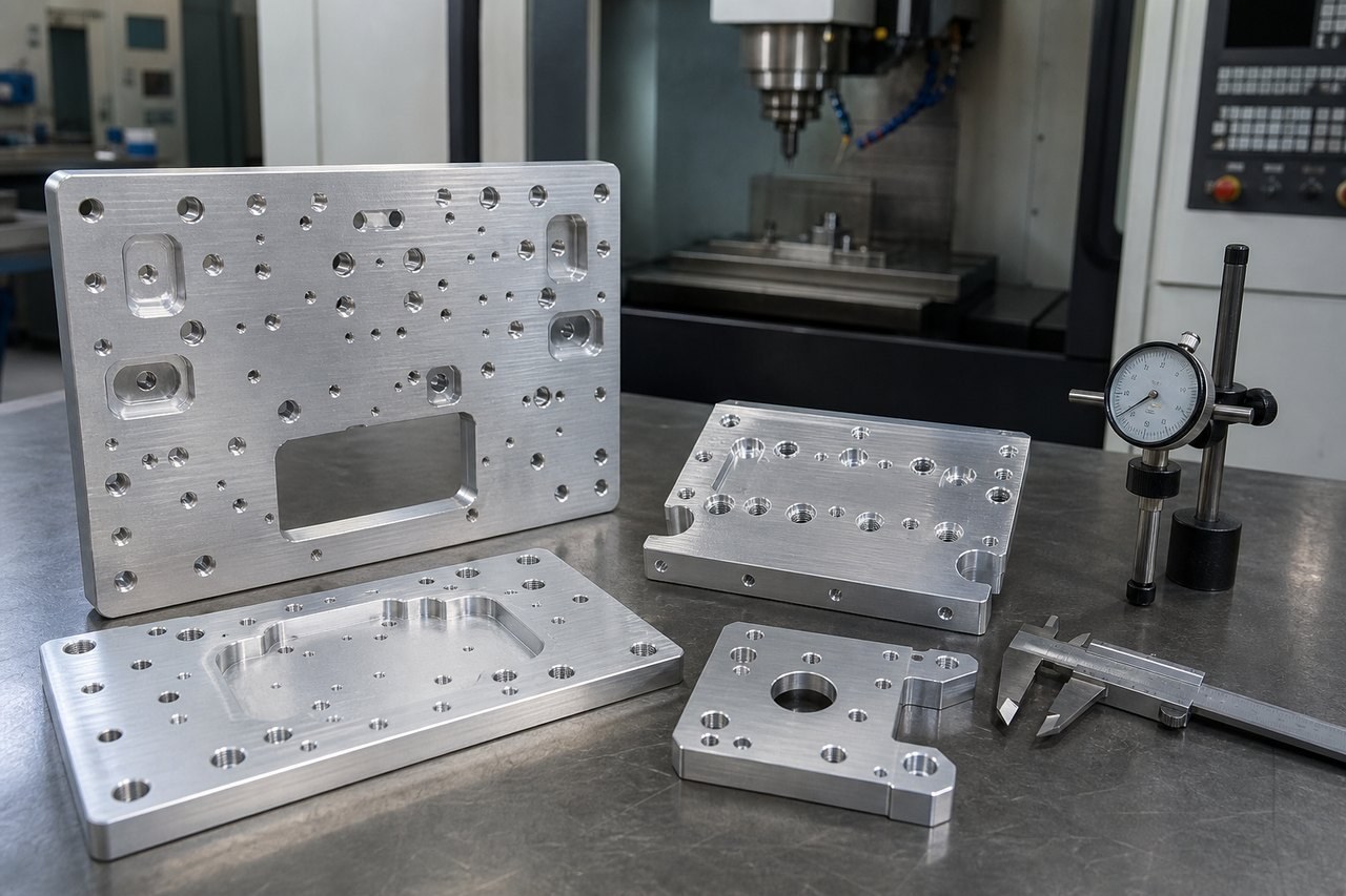Revision tecnica de mecanizado CNC: How to Maintain Dense Hole-Pattern Accuracy in CNC-Machined Aluminum Mounting Plates