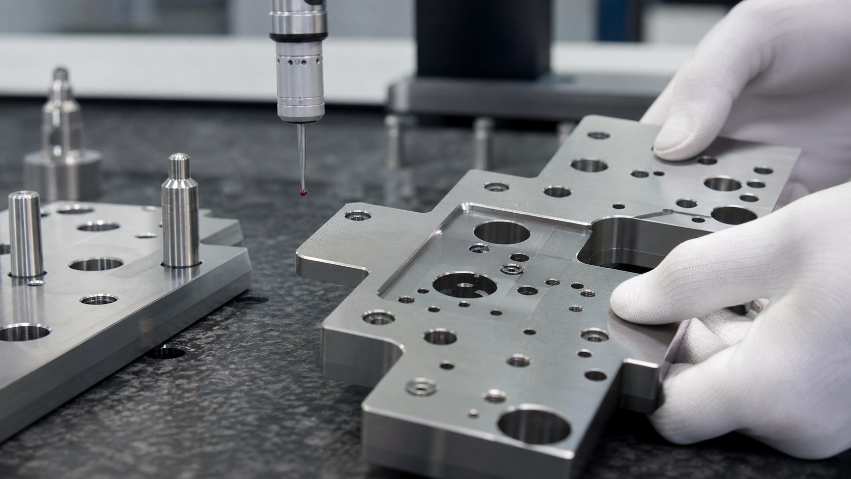 Las caras datum y agujeros de pasador controlan el montaje