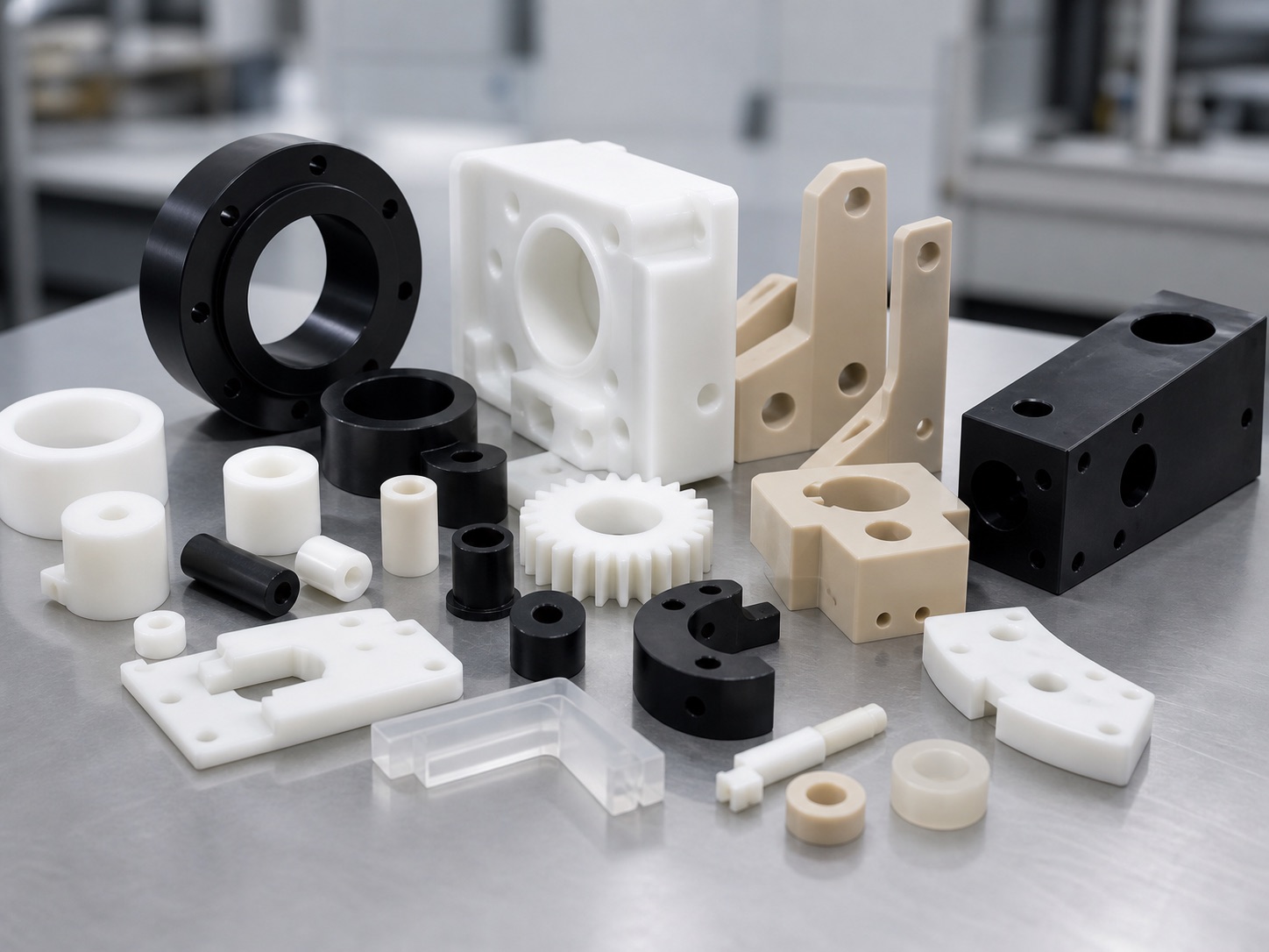 Piezas CNC de plásticos técnicos para desgaste aislamiento y aplicaciones ligeras