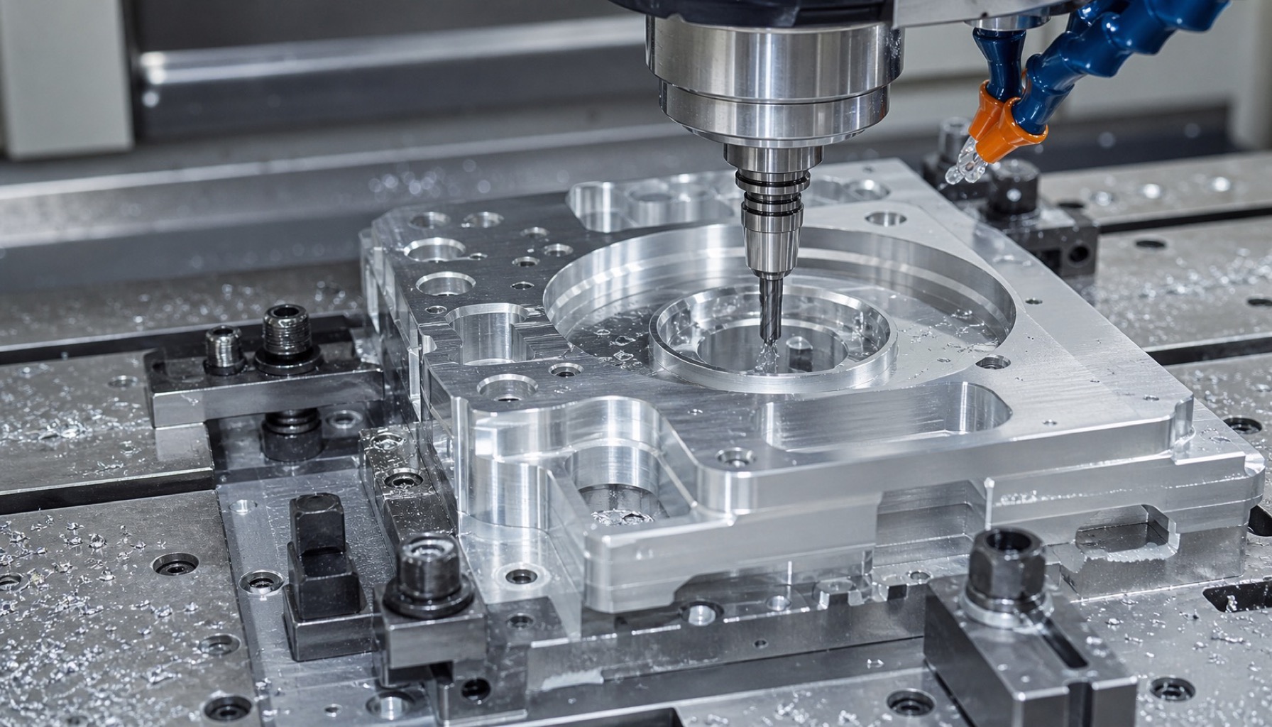 Mecanizado CNC de piezas de aluminio de precisión antes del anodizado