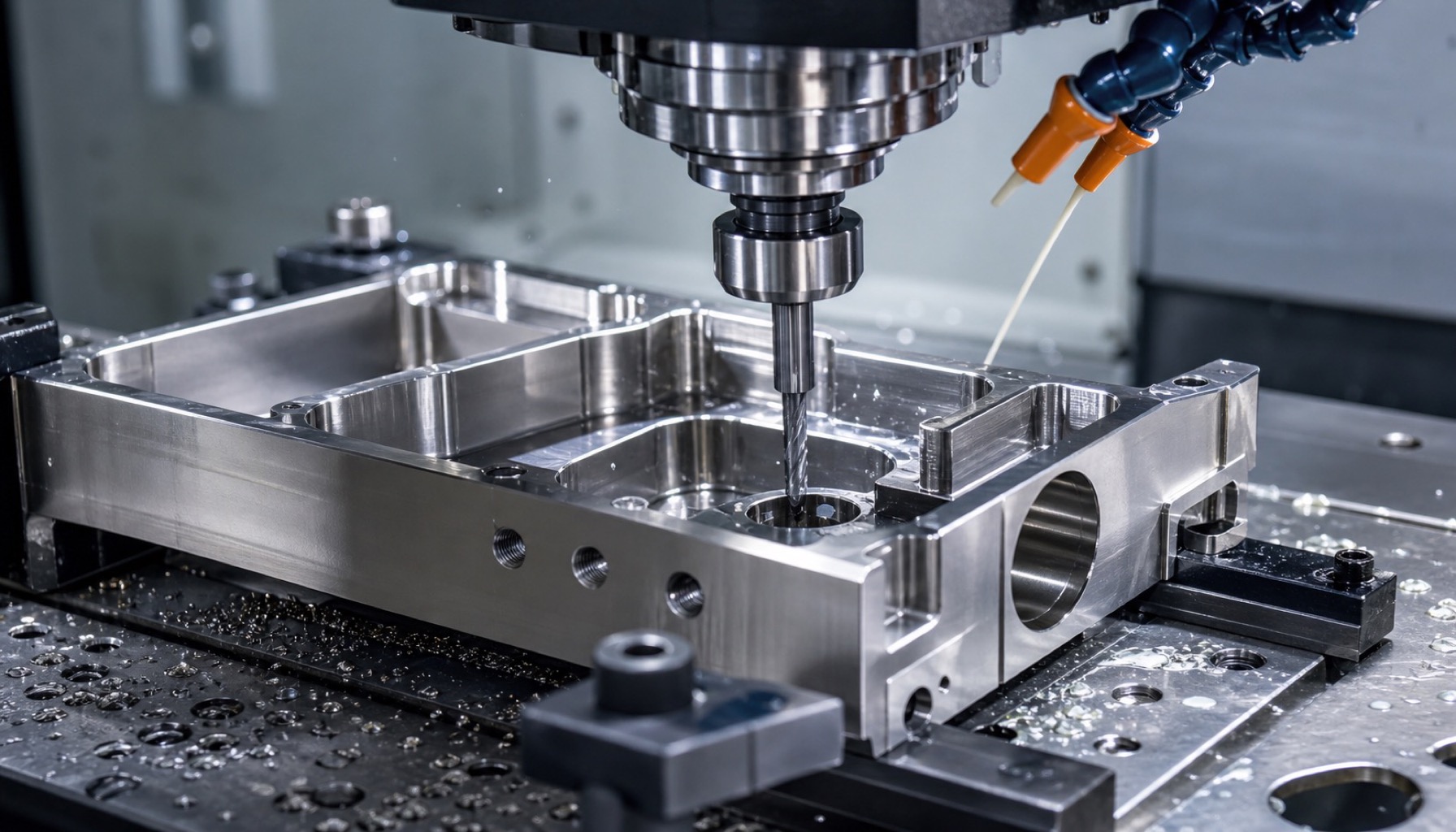Mecanizado CNC de piezas de acero inoxidable de pared delgada