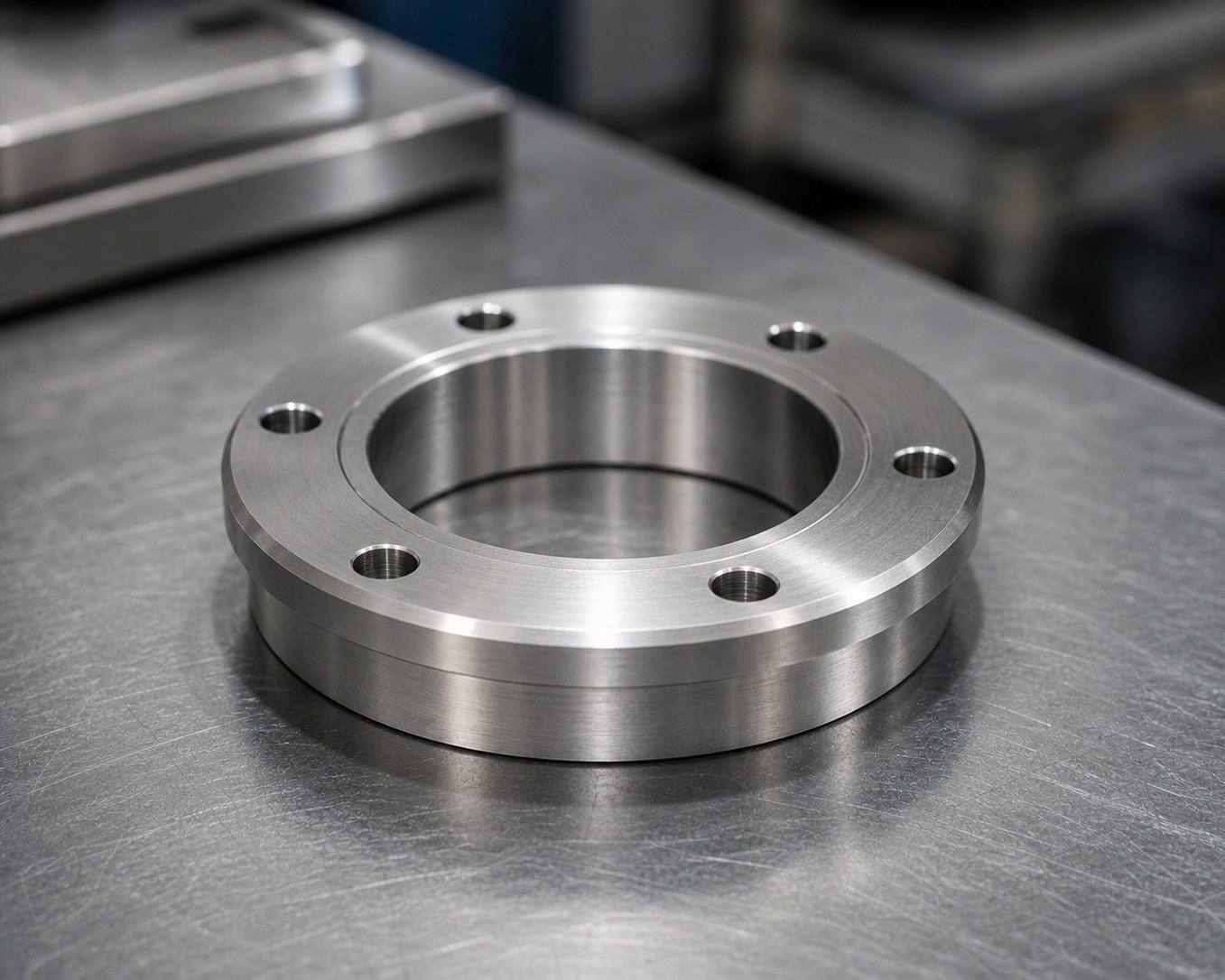 Revision tecnica de mecanizado CNC: Drawing-Based Machining Plan for Cylindrical Sleeves and Annular Flanges