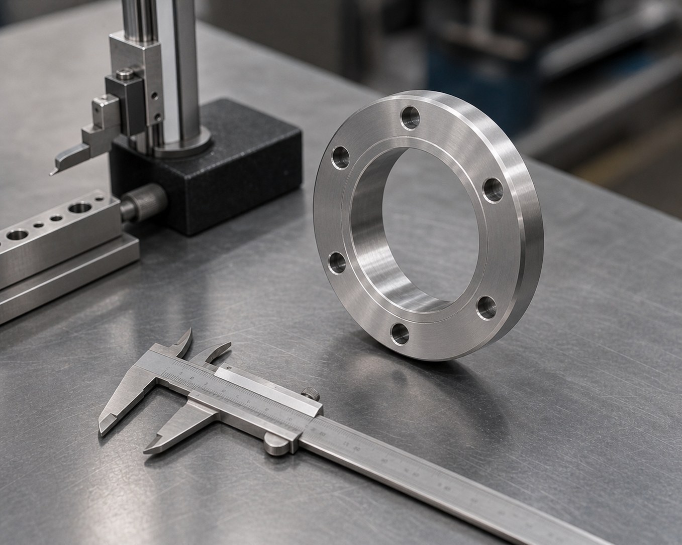 Revision tecnica de mecanizado CNC: Drawing-Based Machining Plan for Cylindrical Sleeves and Annular Flanges