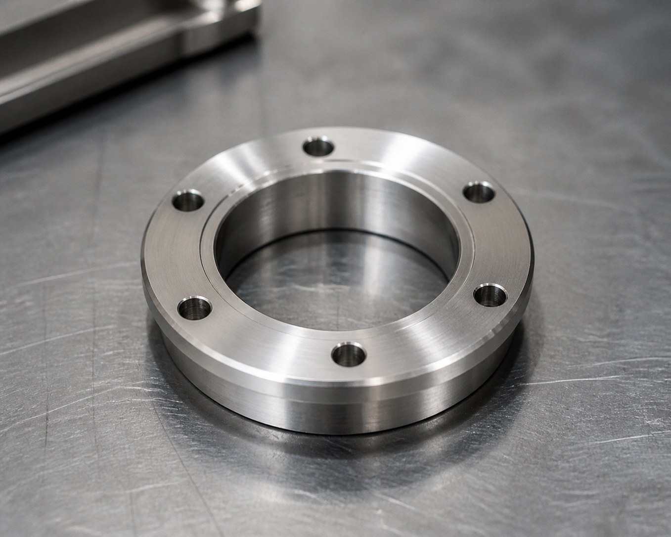 Revision tecnica de mecanizado CNC: Drawing-Based Machining Plan for Cylindrical Sleeves and Annular Flanges