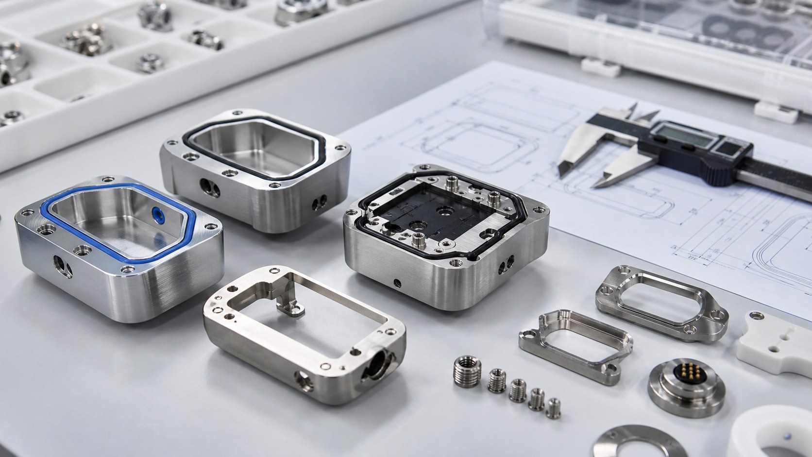 Carcasas CNC para dispositivos médicos wearables y soportes de sensores