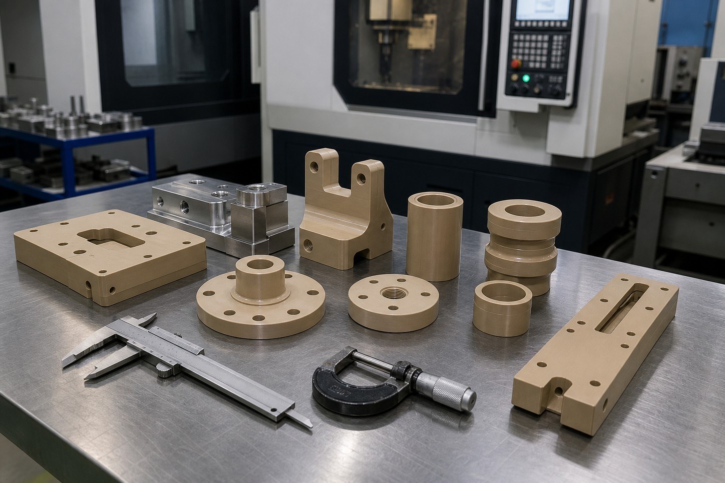 Revision tecnica de mecanizado CNC: Material Behavior and Tolerance Control in PEEK Precision Parts Machining