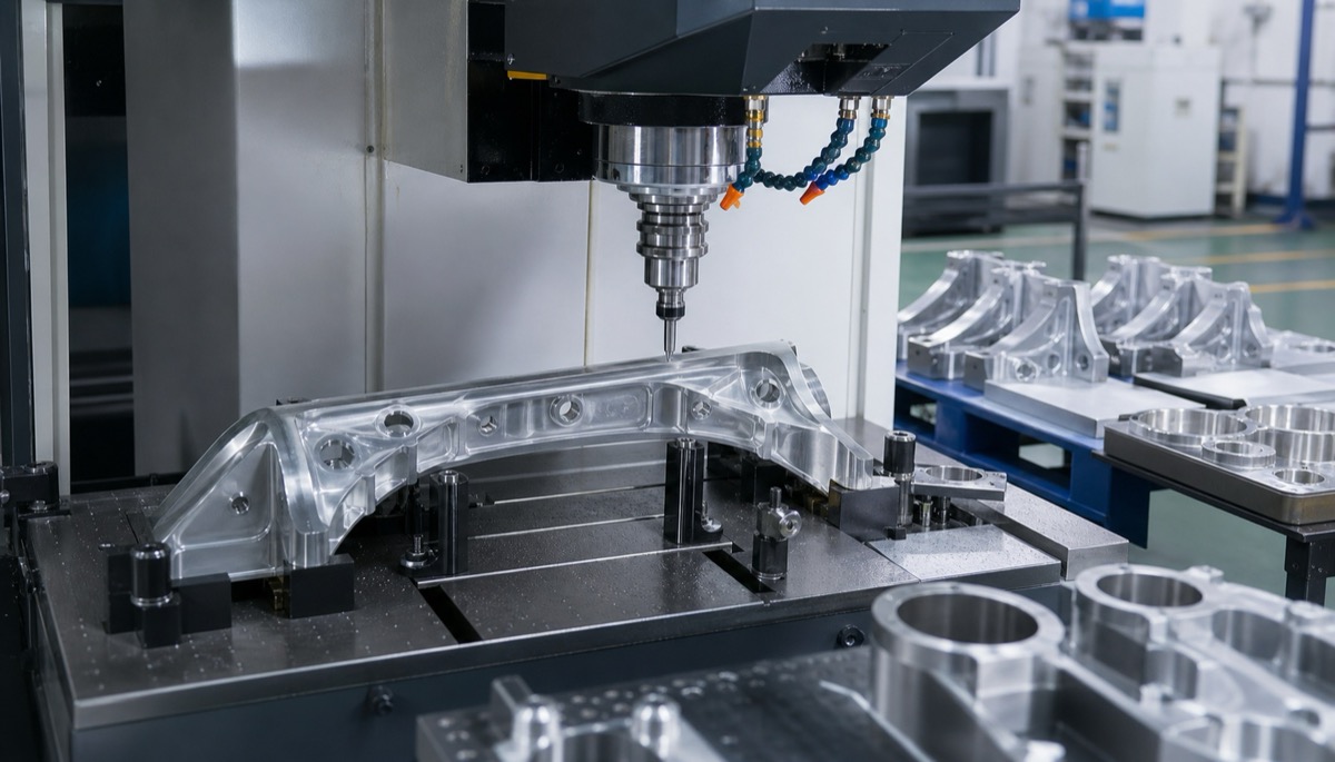 Mecanizado CNC subcontratado de piezas estructurales de aluminio