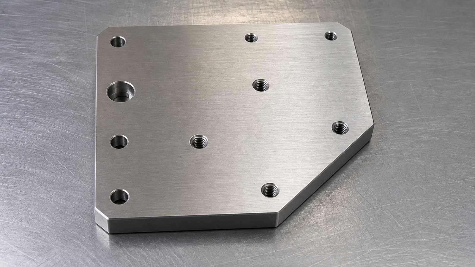 Revision tecnica de mecanizado CNC: Drawing-Based Machining Plan for a Mounting Plate Used in Semiconductor Automated