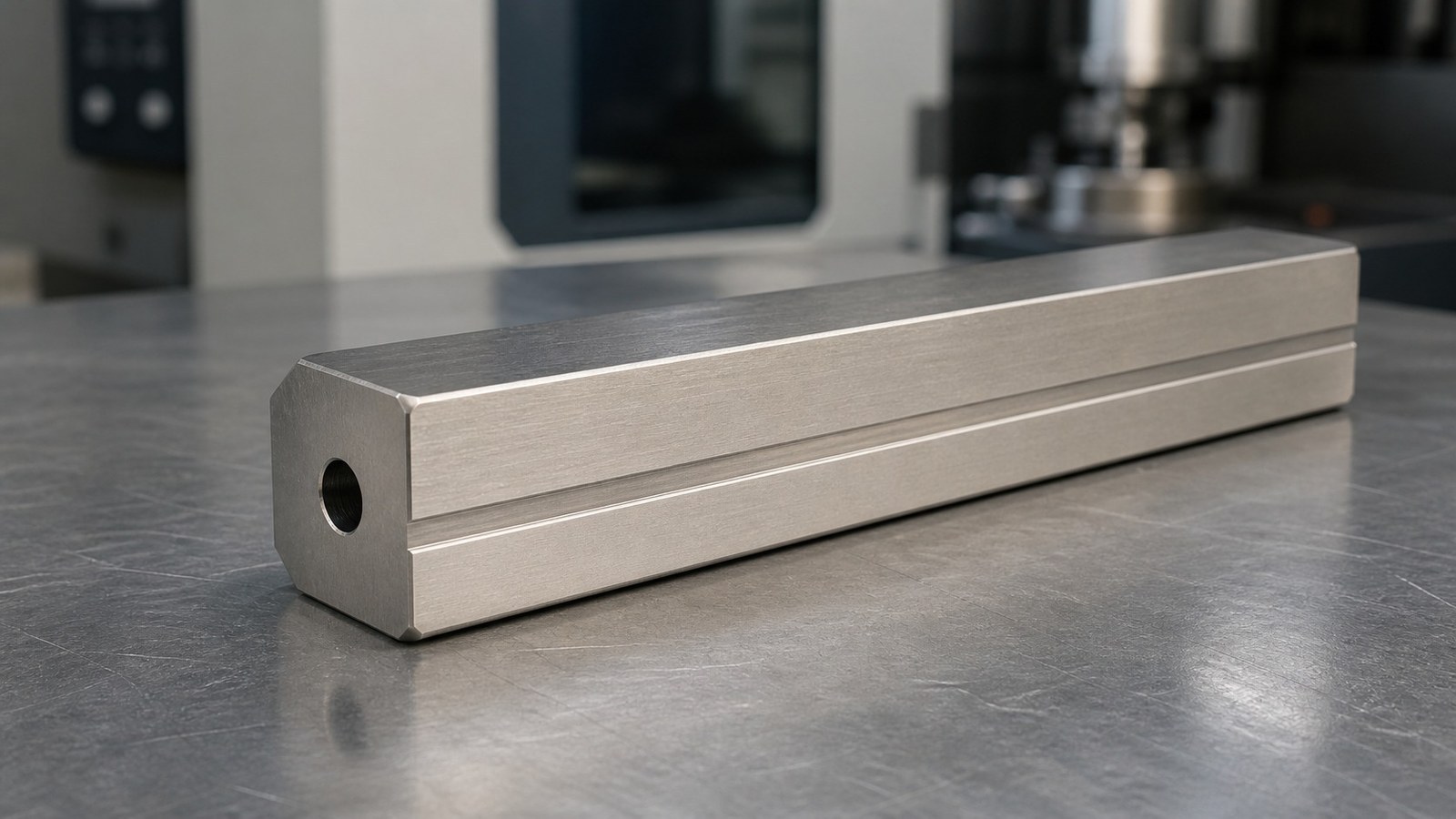 Revision tecnica de mecanizado CNC: CNC Machining Review of a Long Guide Block for an Automation Guide Mechanism: Critical