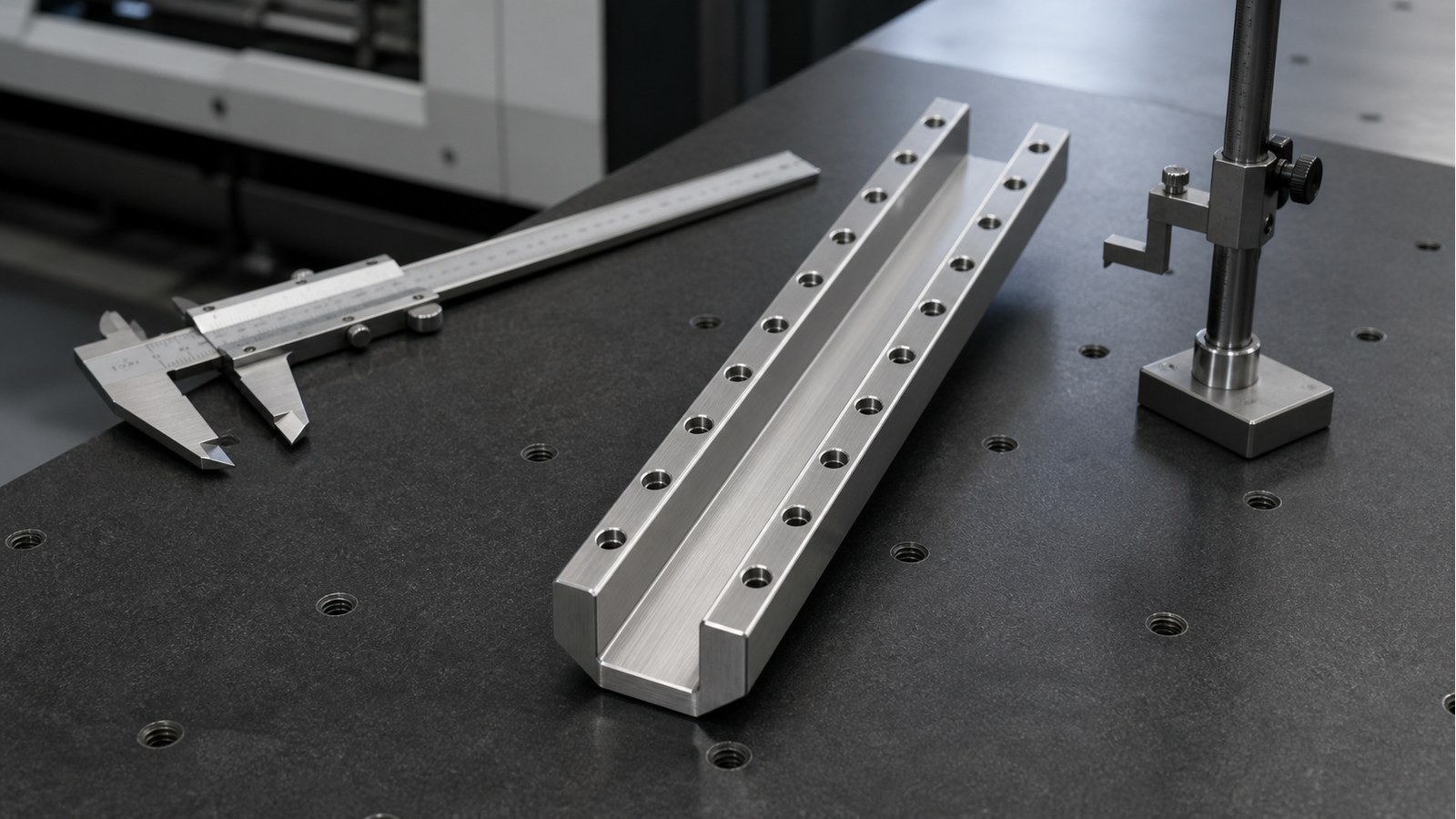 Revision tecnica de mecanizado CNC: Drawing-Based Manufacturing Plan for a U-Shaped Sheet-Metal Guide Channel in an Automation