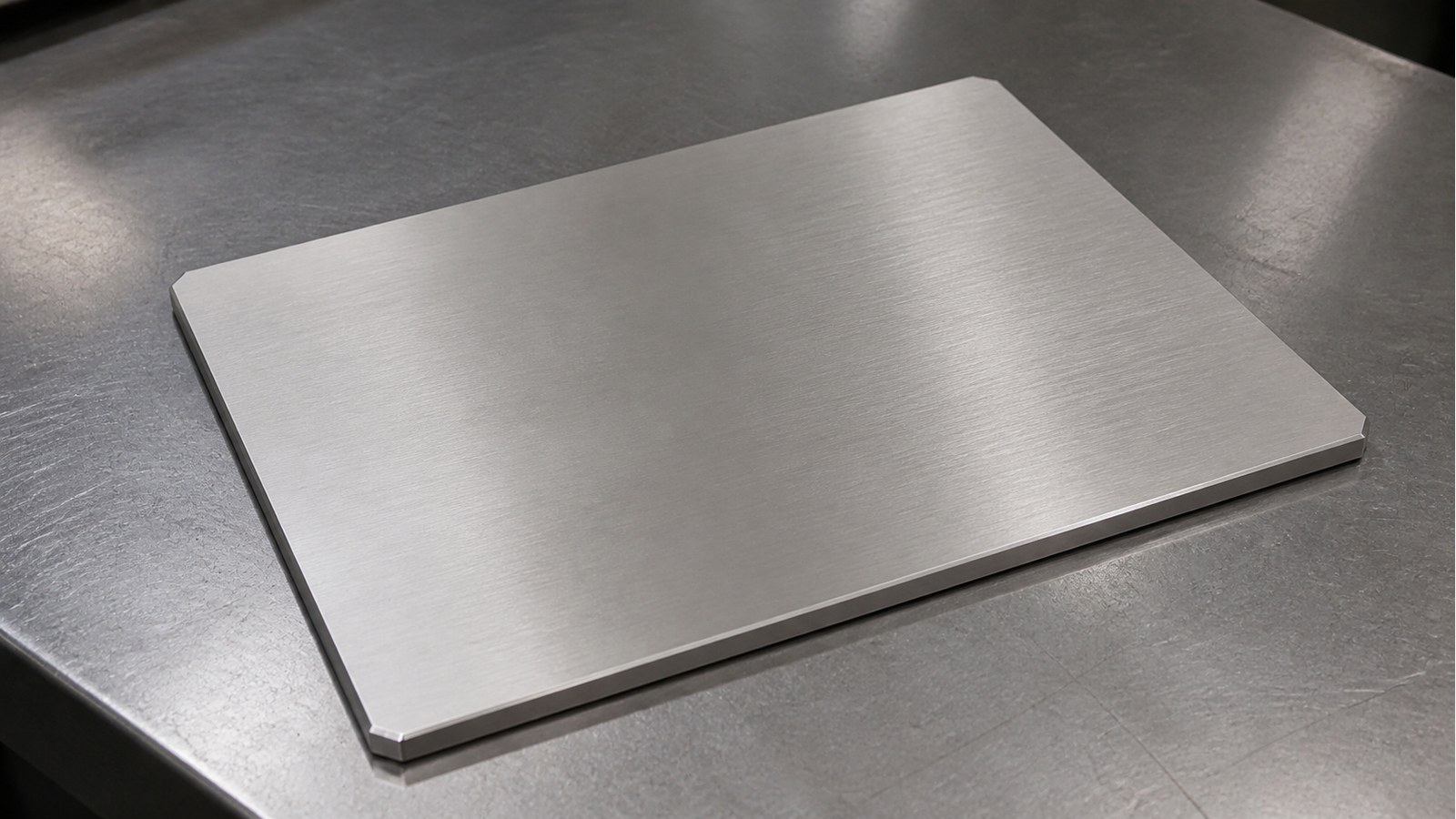 Revision de mecanizado de una placa rectangular de contrapeso para equipos de ensamblaje automatizado