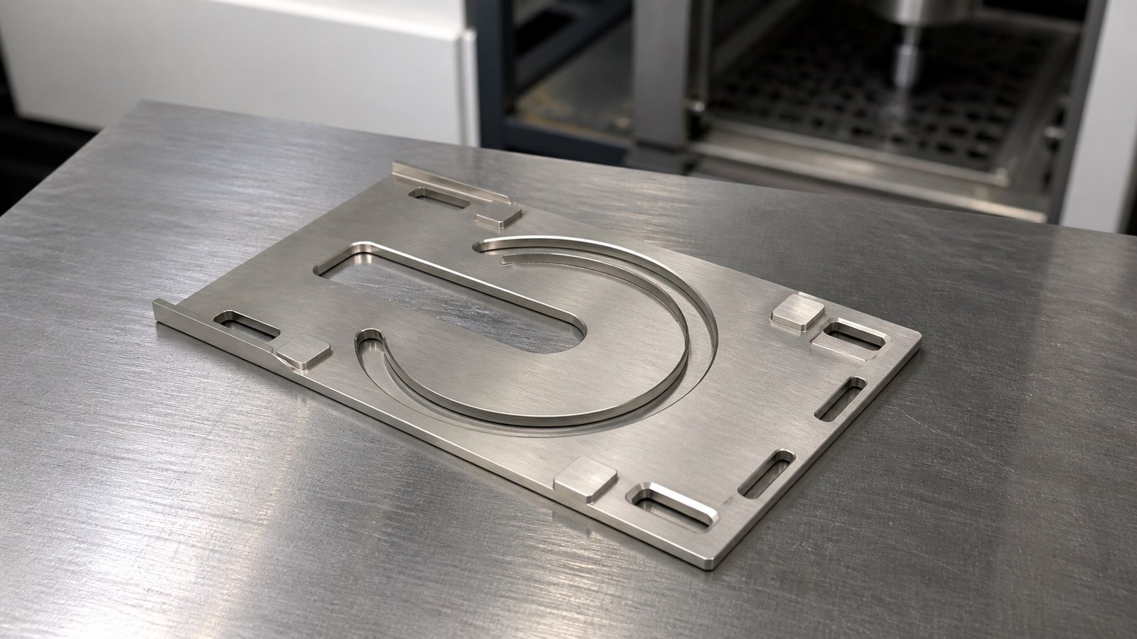 Revision tecnica de mecanizado CNC: Machining Case of a Thin-Sheet Tray Support for Automated Custom Assembly Equipment: Datum
