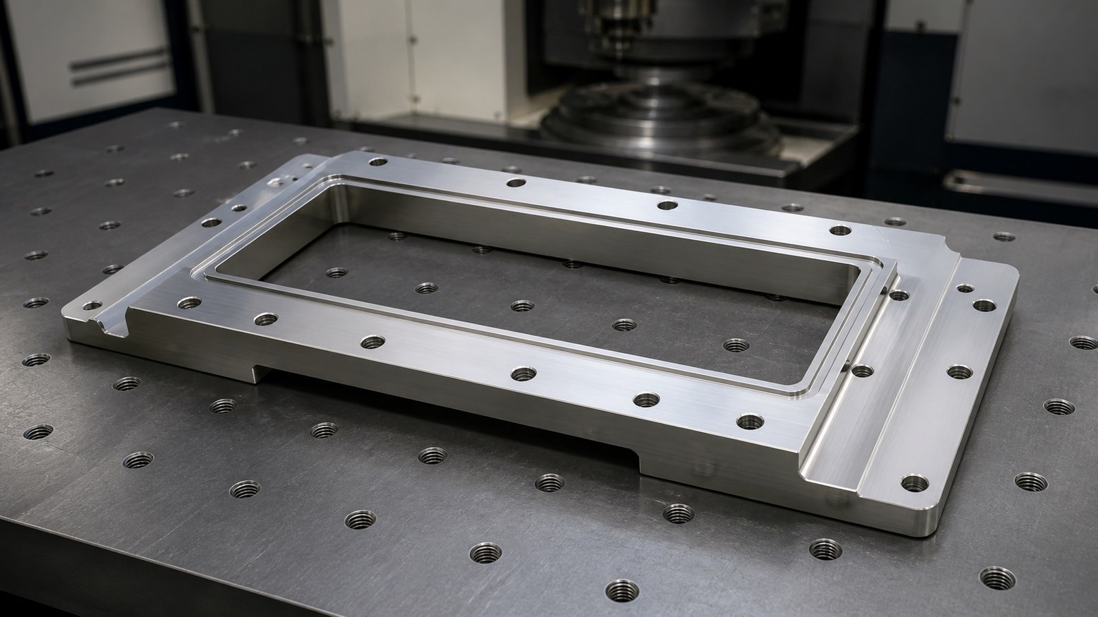 Revision tecnica de mecanizado CNC: Drawing-Based Prototyping of a Plate Adapter Flange for Non-Standard Automation Assembly