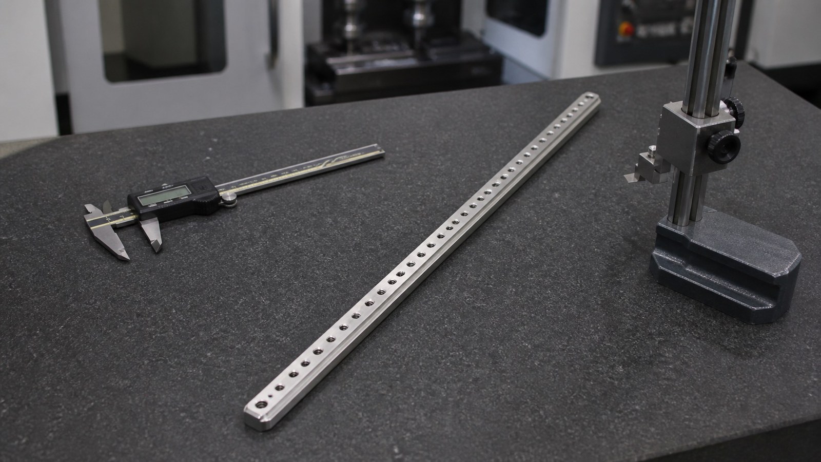 Revision tecnica de mecanizado CNC: Small-Batch Machining Review of a Long Guide-Rail Adapter Plate for an Automation Guidance