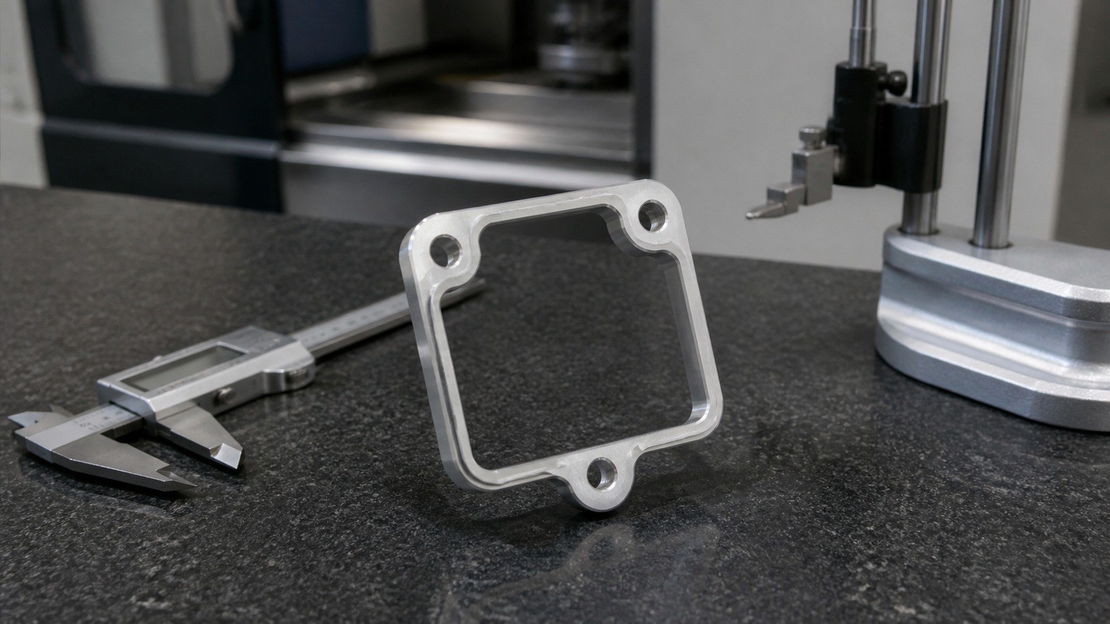 Revision tecnica de mecanizado CNC: Low-Volume Machining Review of a Square Mounting Frame for Custom Automation Assembly