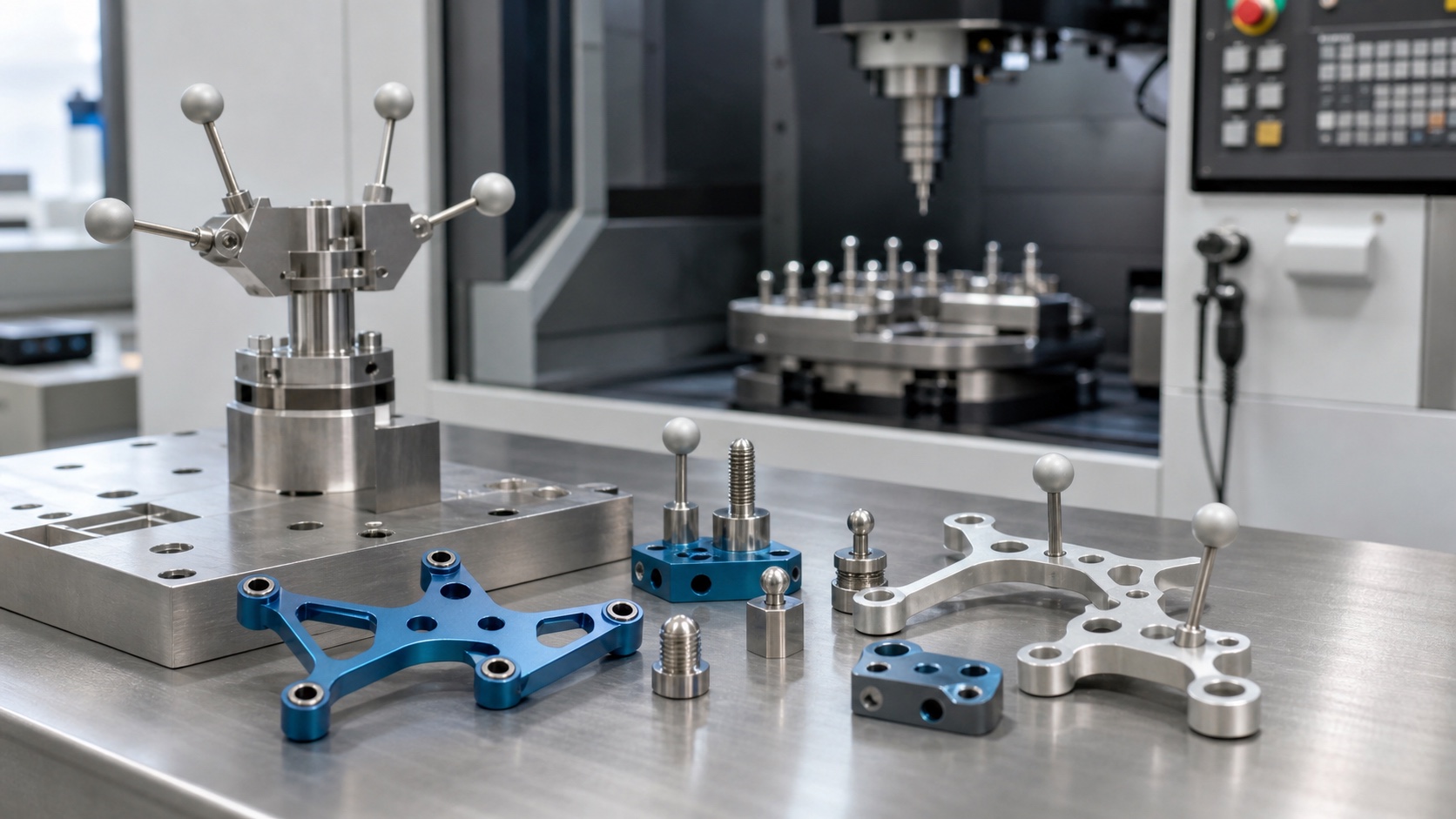 Mecanizado CNC de piezas para rastreadores de navegación quirúrgica médica