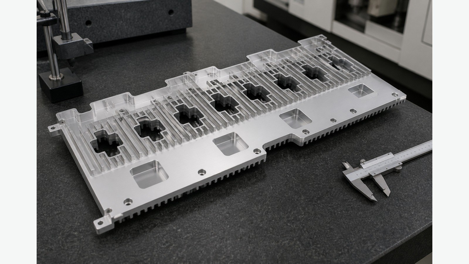 Mecanizado de disipadores de aluminio para modulos electronicos: referencias, ranuras y bordes