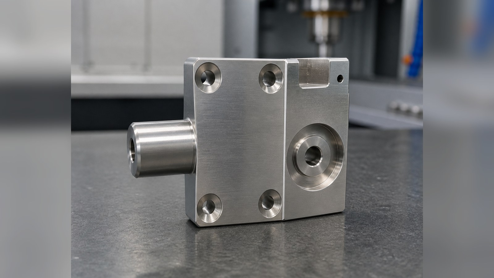Revision tecnica de mecanizado CNC: Trial Machining of a Rectangular Nozzle Seat for Custom Automation Equipment:
