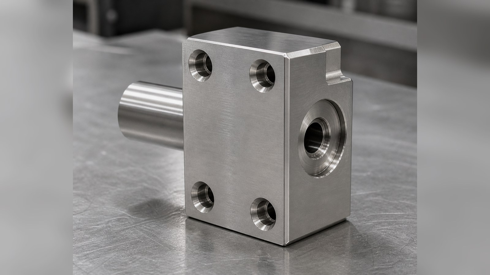 Revision tecnica de mecanizado CNC: Trial Machining of a Rectangular Nozzle Seat for Custom Automation Equipment: