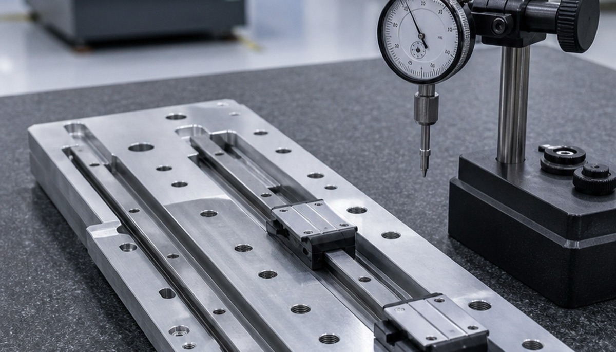 Configuración de inspección de referencias para piezas mecanizadas de precisión