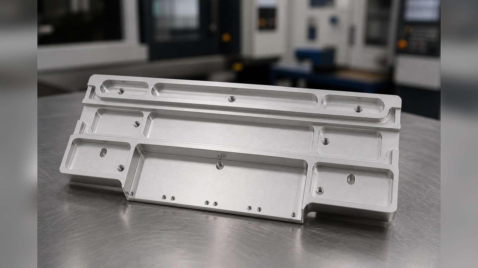 Revision tecnica de mecanizado CNC: Trial Machining of an Aluminum Slide Structure for Communication Power Modules: Hole-Slot