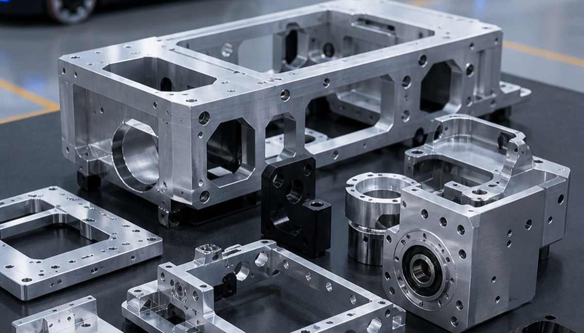 Piezas CNC personalizadas de lote pequeño preparadas para validar prototipos