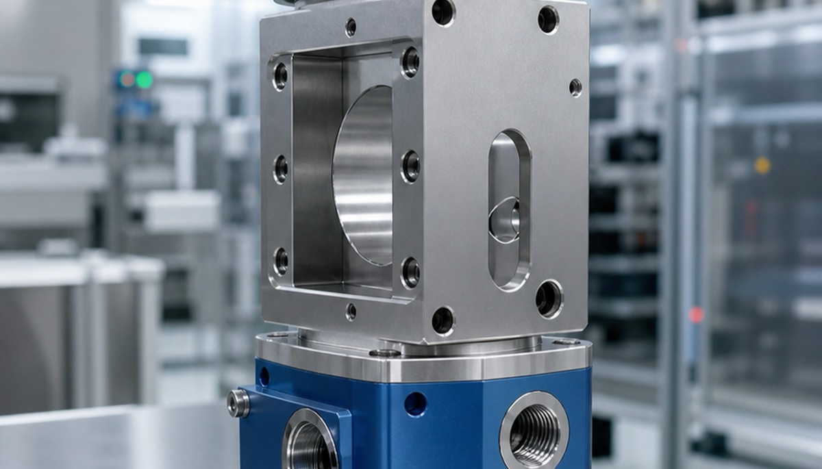 Pieza de precisión en titanio TC4 preparada para mecanizado CNC estable