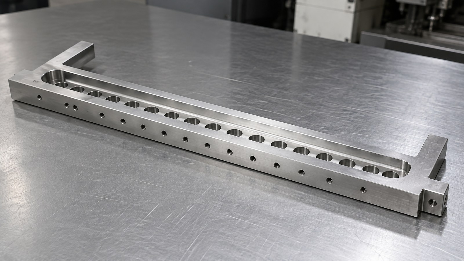 Revision tecnica de mecanizado CNC: Automation Assembly Equipment Bracket Case: Hole-and-Slot Datums and Edge Control