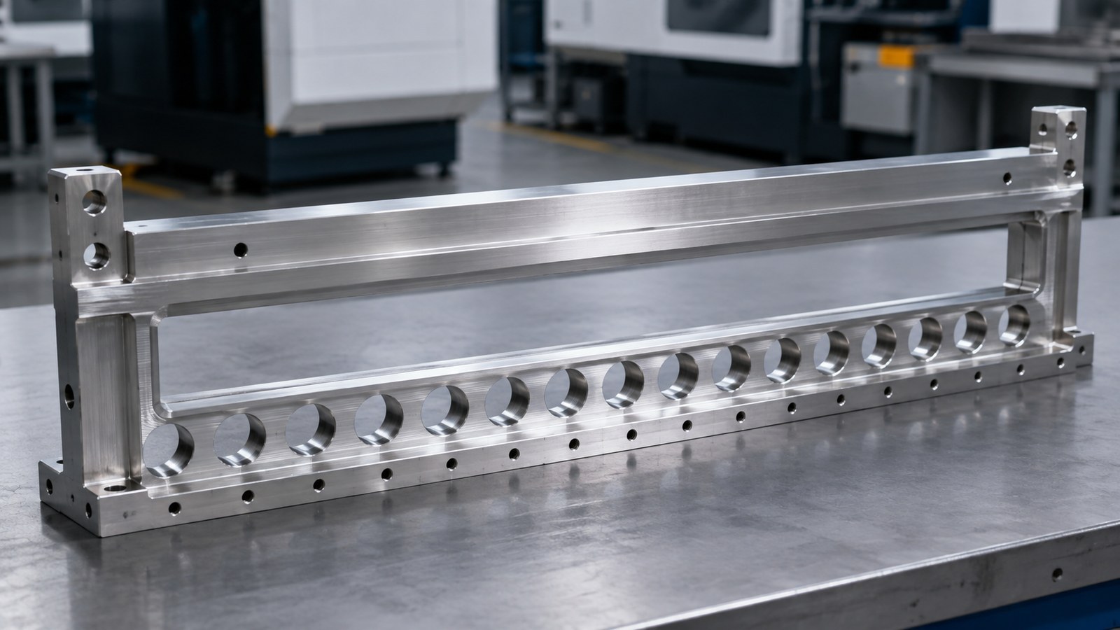 Revision tecnica de mecanizado CNC: Long Frame Prototyping for Custom Automation Assembly Equipment: Planning Hole-and-Slot