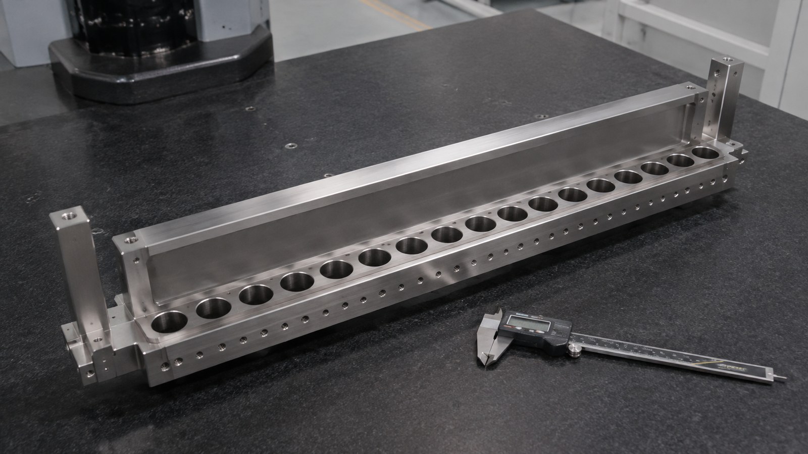 Revision tecnica de mecanizado CNC: Long Frame Prototyping for Custom Automation Assembly Equipment: Planning Hole-and-Slot