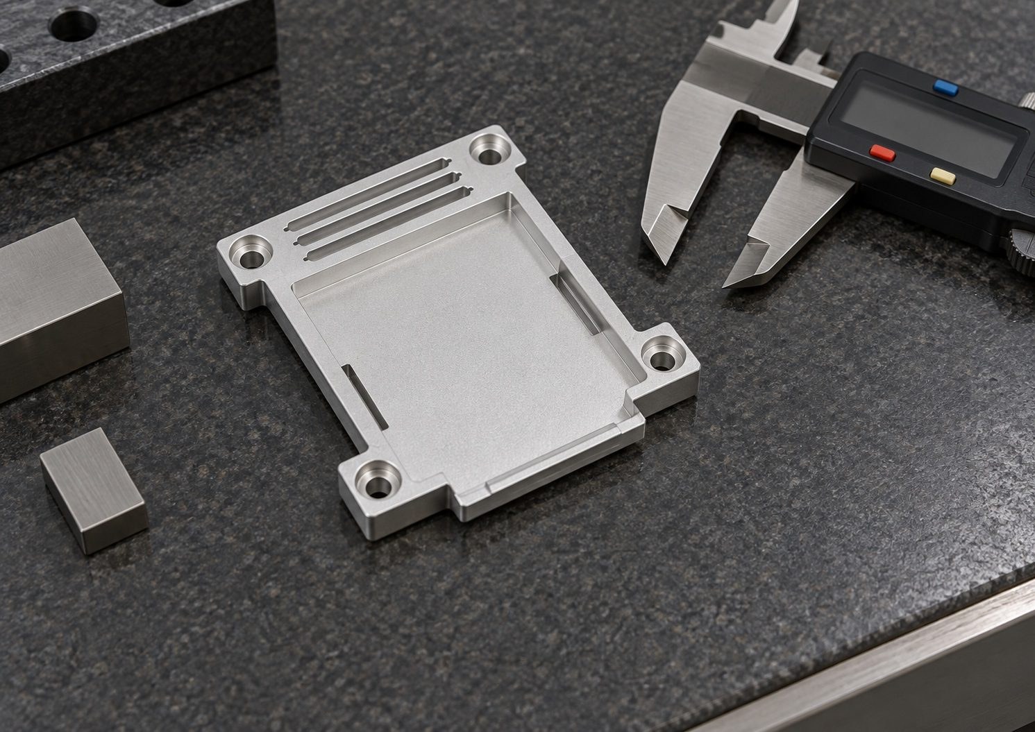 Revision de mecanizado de una cubierta delgada de aluminio para automatizacion